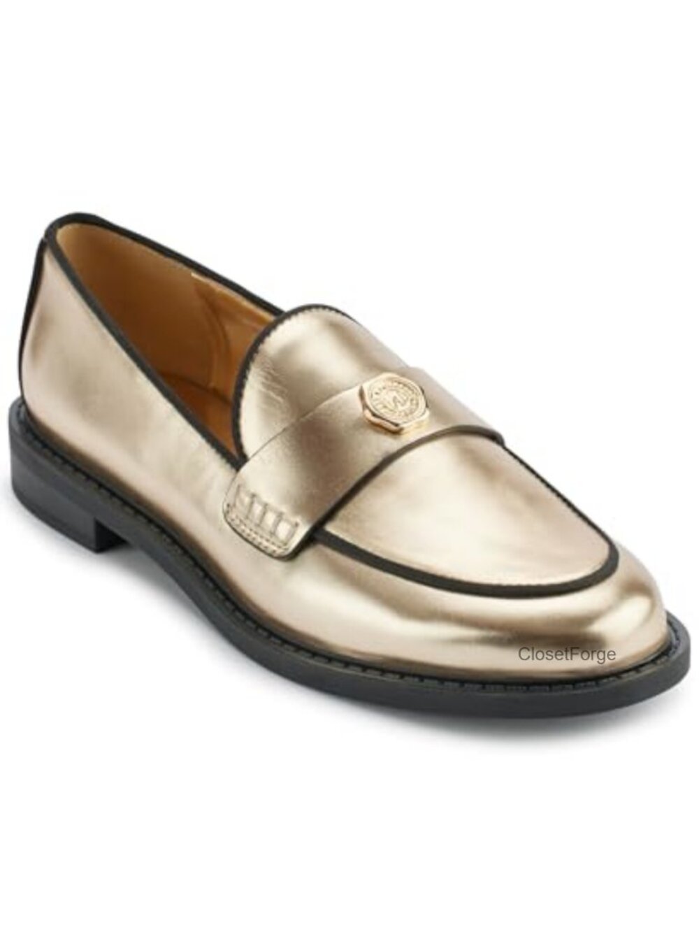 Karl Lagerfeld Paris Rylyn Everyday Loafers Leather Flat Slip-On Women Shoes